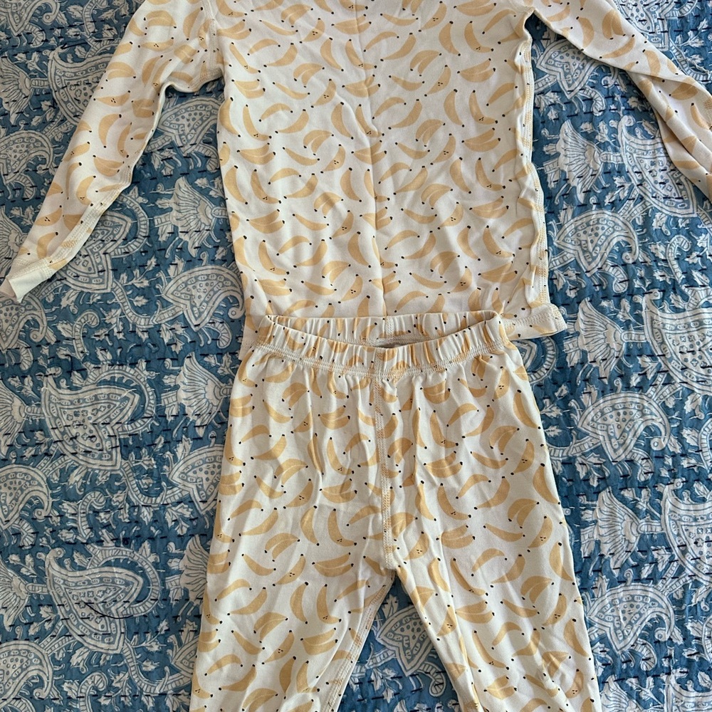 Dodo Banana Print Kids Pajamas